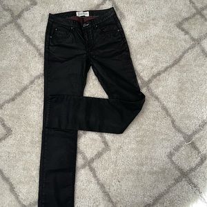 Black Adidas Originals Denim Coated Jeans 28 NWOT